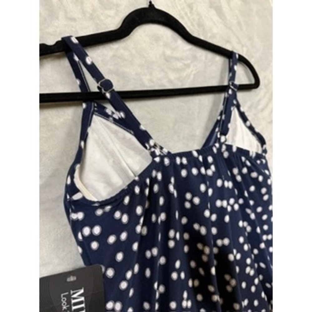 NEW Miraclesuit Luminare Tankini Top Womens Love Knot Flyaway 10 $142 - Picture 7 of 8